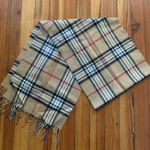 Warm Plaid Scarf